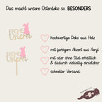 Tischdeko / Blumenstecker / Kuchenstecker Frohe Ostern