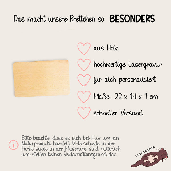 Frühstücksbrettchen Busenfreundin