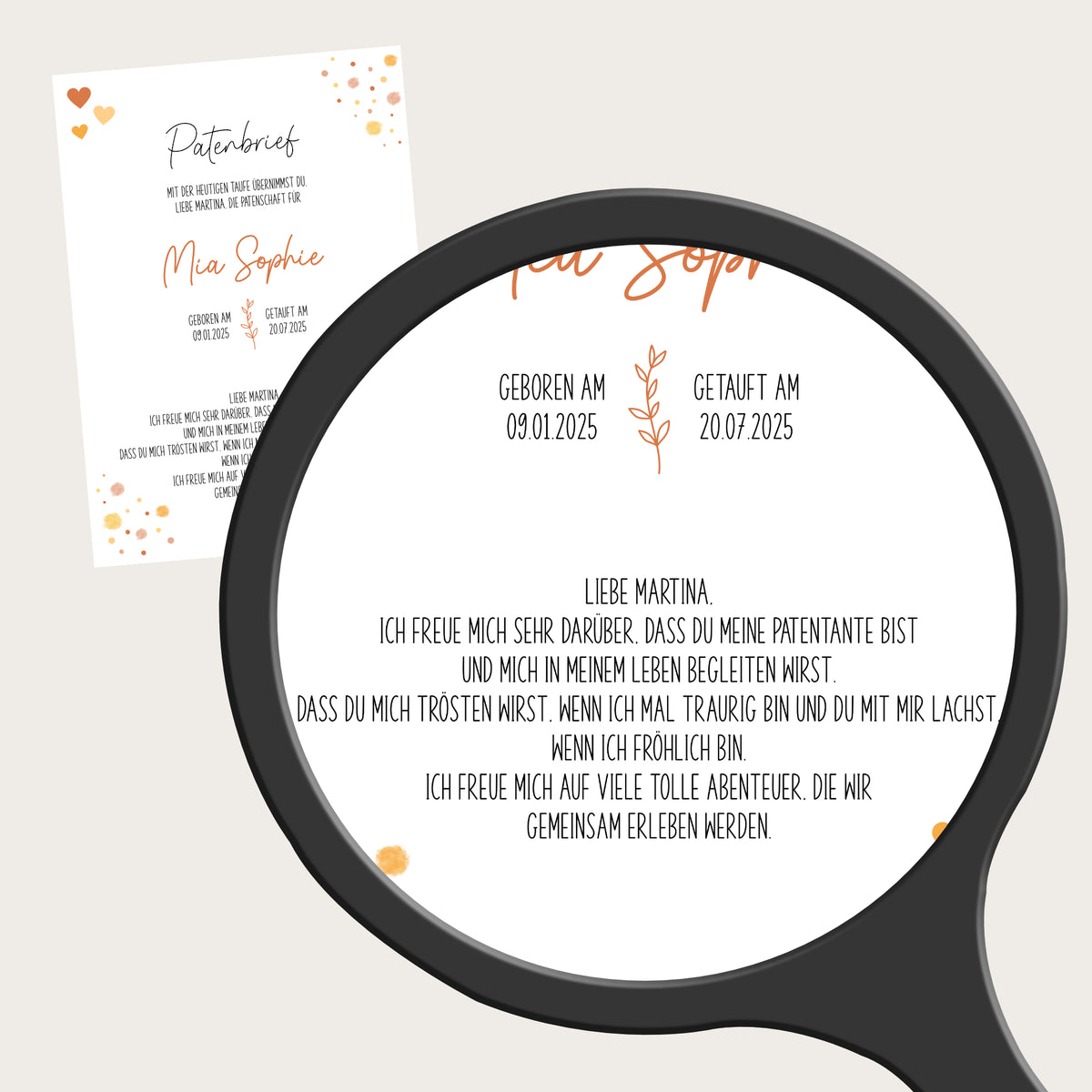 Poster Patenbrief