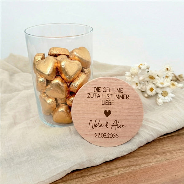 Vorratsglas Zutat Liebe