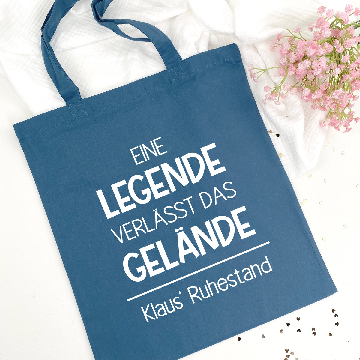 Beutel Eine Legende verlässt das Gelände