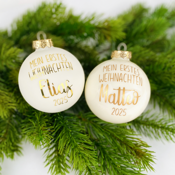 Weihnachtskugel Mein erstes Weihnachten