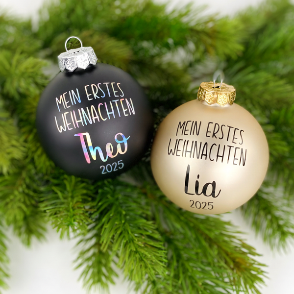 Weihnachtskugel Mein erstes Weihnachten