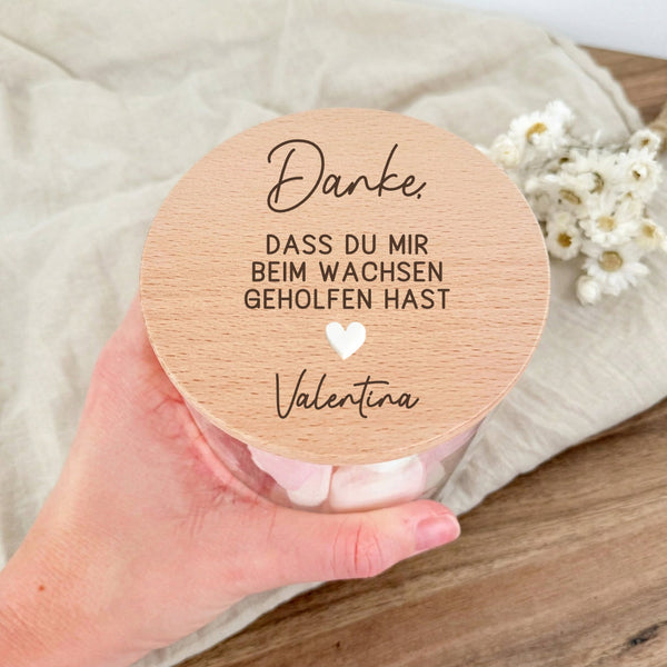 Vorratsglas Danke