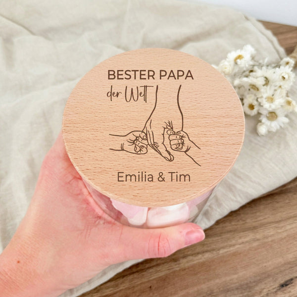 Vorratsglas bester Papa / Opa