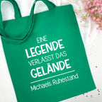 Beutel Eine Legende verlässt das Gelände