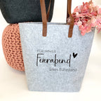 Filztasche Für immer Feierabend