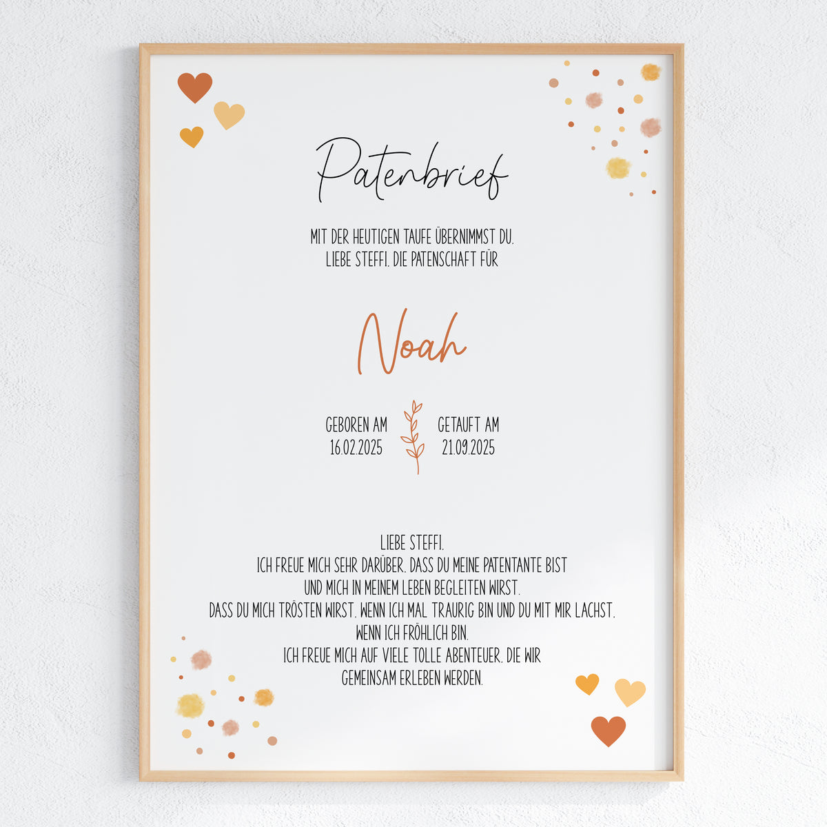 Poster Patenbrief