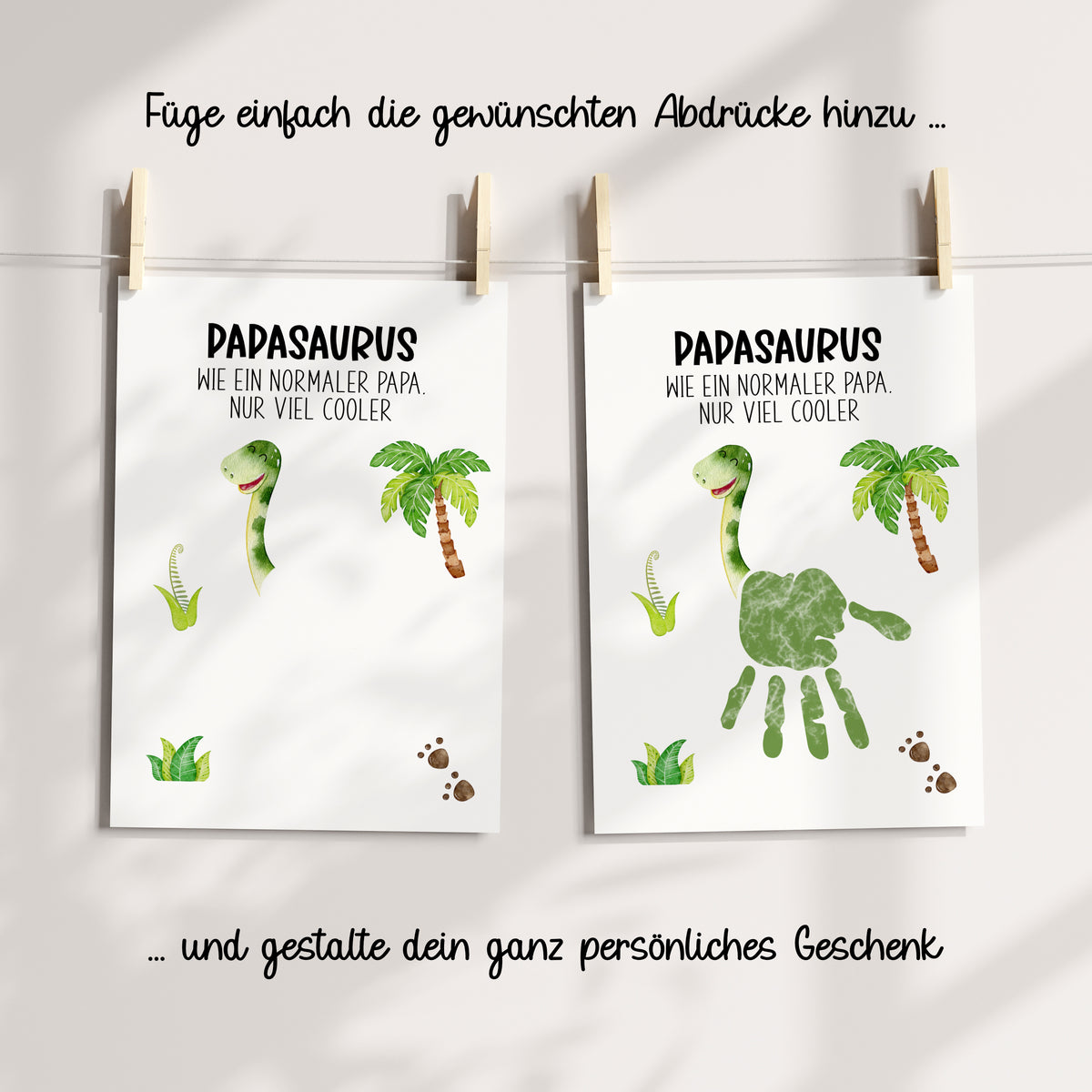 Handabdruck Papasaurus