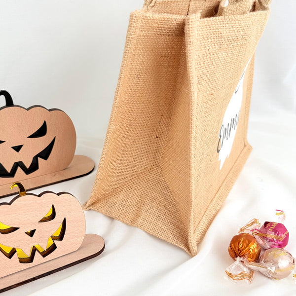 Tasche Halloween Jute