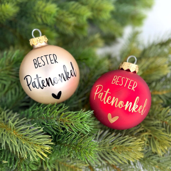 Weihnachtskugel beste Paten