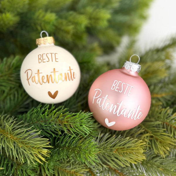 Weihnachtskugel beste Paten