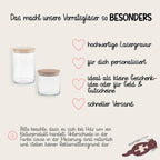 Geschenkglas 24 Leckerlis bis Weihnachten