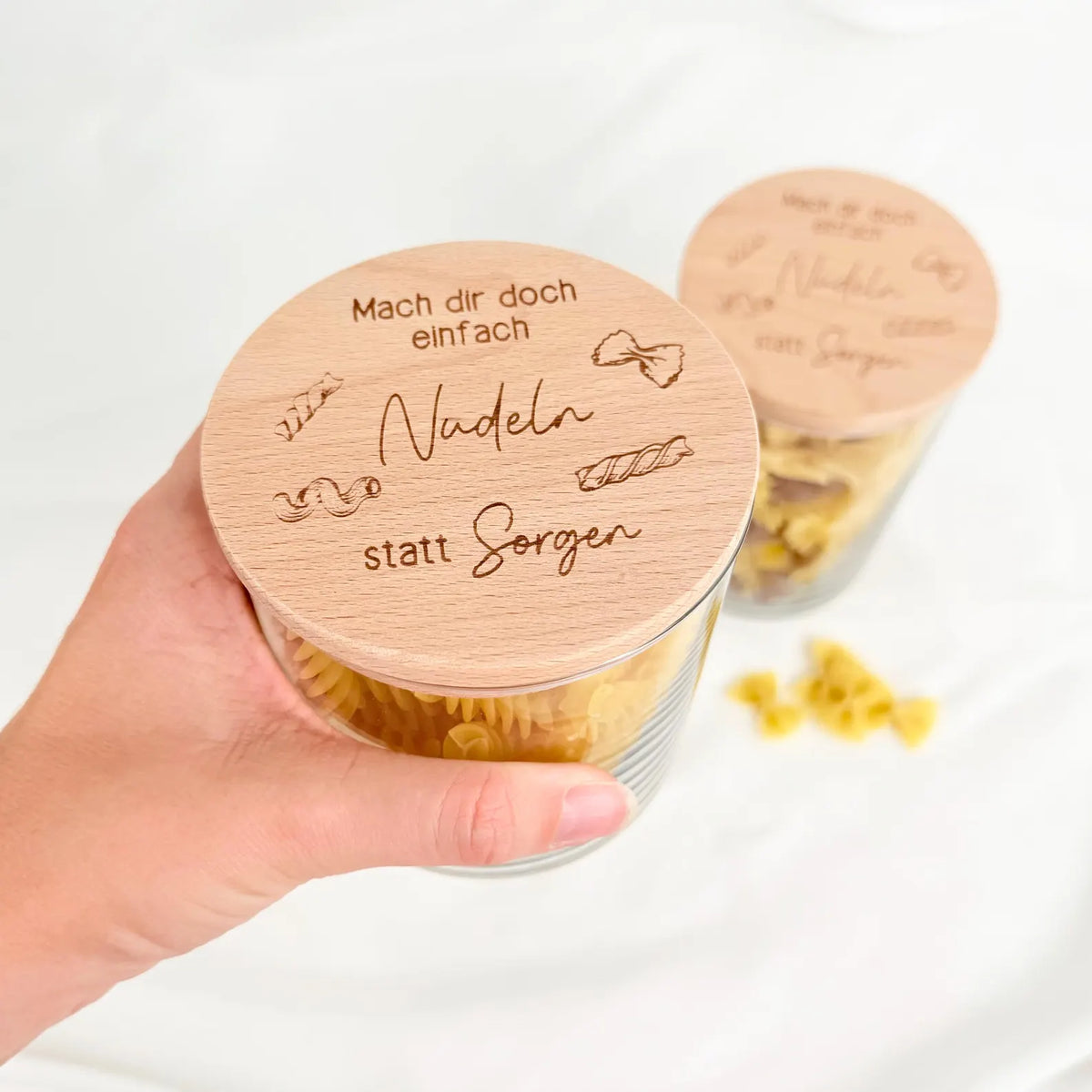 Geschenkglas Nudeln