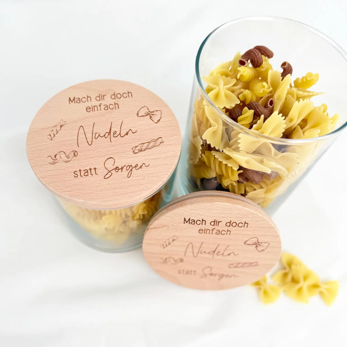 Geschenkglas Nudeln
