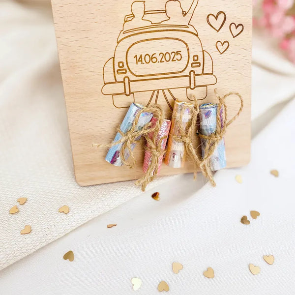 Geschenkkarte Hochzeit Auto