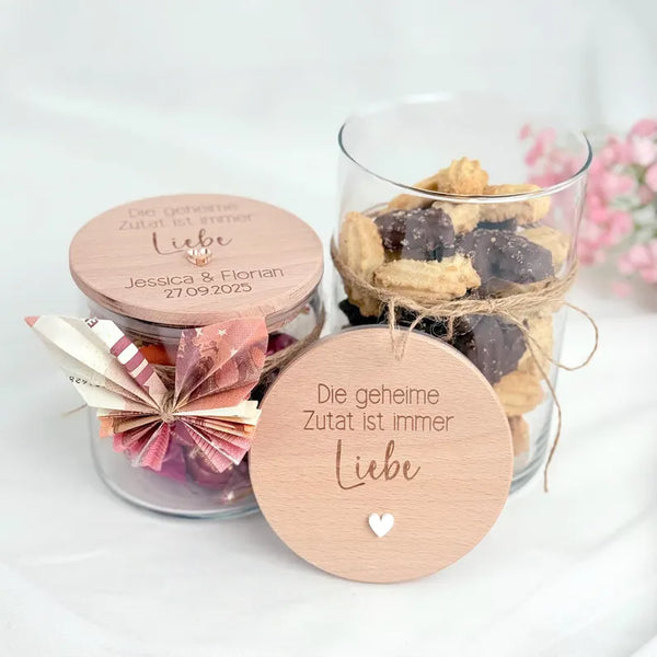 Vorratsglas Zutat Liebe