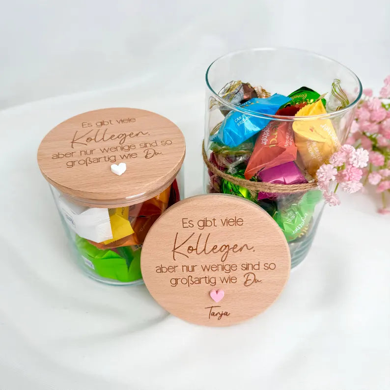 Geschenkglas großartige Kollegen