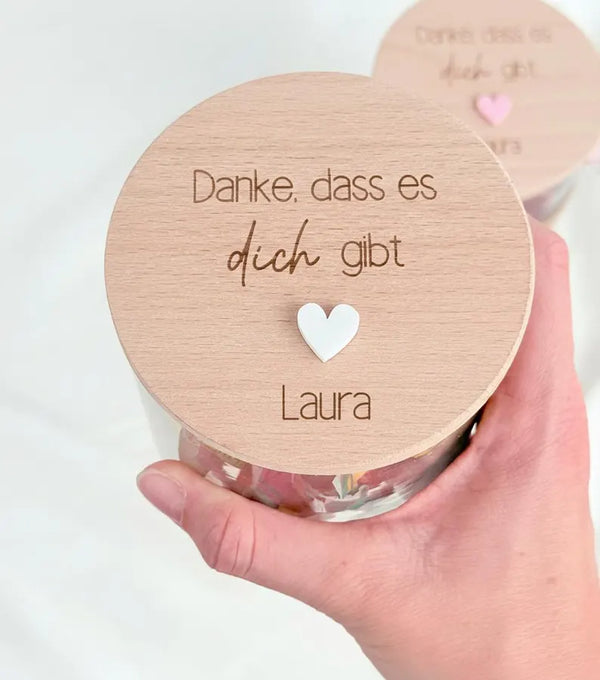 Vorratsglas Danke, dass es dich gibt