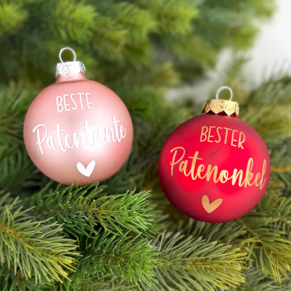Weihnachtskugel beste Paten