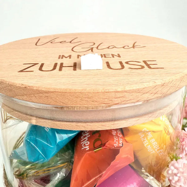 Vorratsglas Neues Zuhause