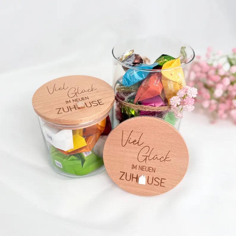 Geschenkglas Neues Zuhause