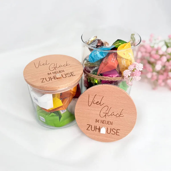 Vorratsglas Neues Zuhause