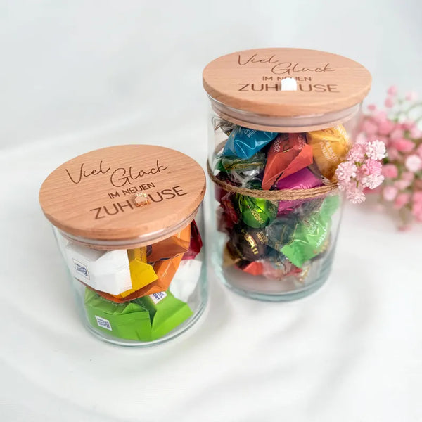 Vorratsglas Neues Zuhause