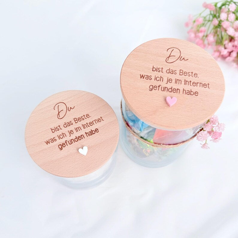 Geschenkglas Du bist das Beste