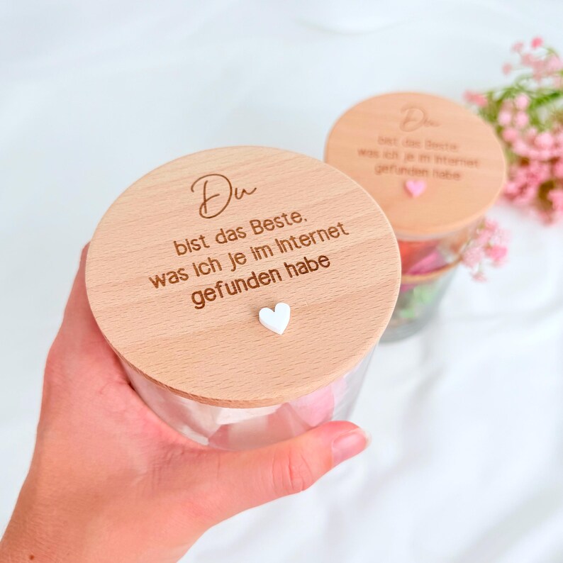 Geschenkglas Du bist das Beste