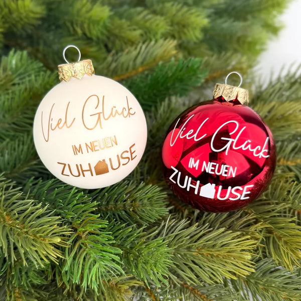 Weihnachtskugel Neues Zuhause
