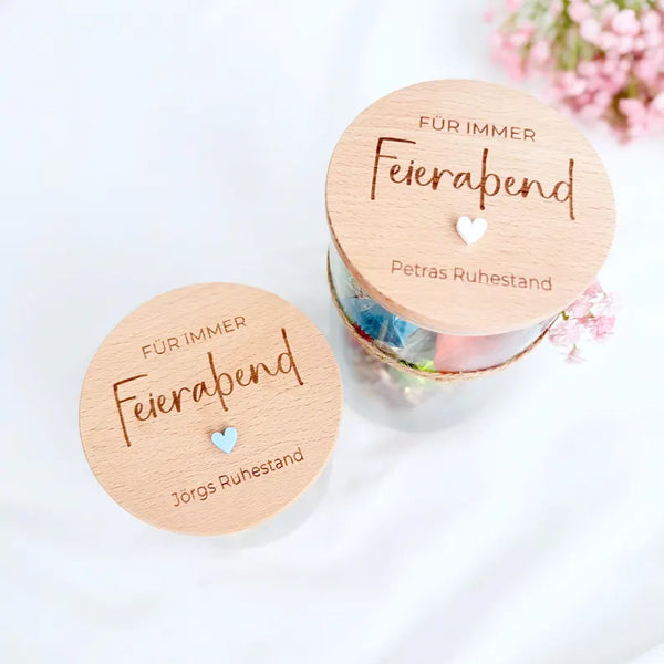 Vorratsglas Für immer Feierabend