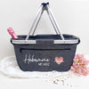 Einkaufskorb Hebamme mit Herz