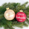 Weihnachtskugel Fröhliche Weihnachten
