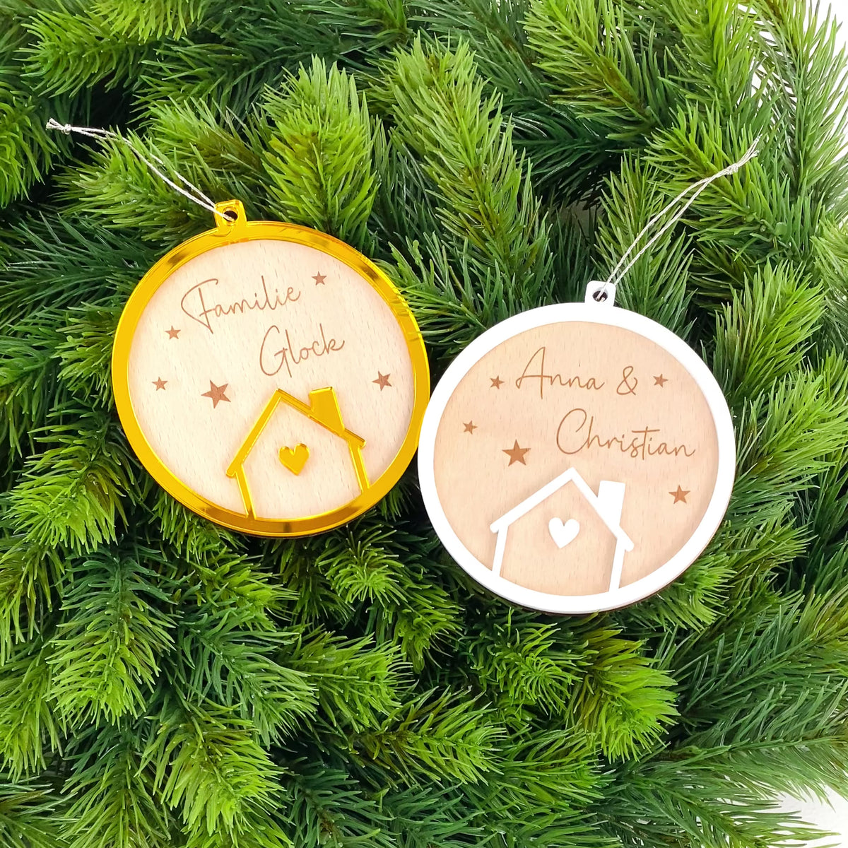 Geschenk zum Einzug, Einzugsgeschenk Anhänger Weihnachten
