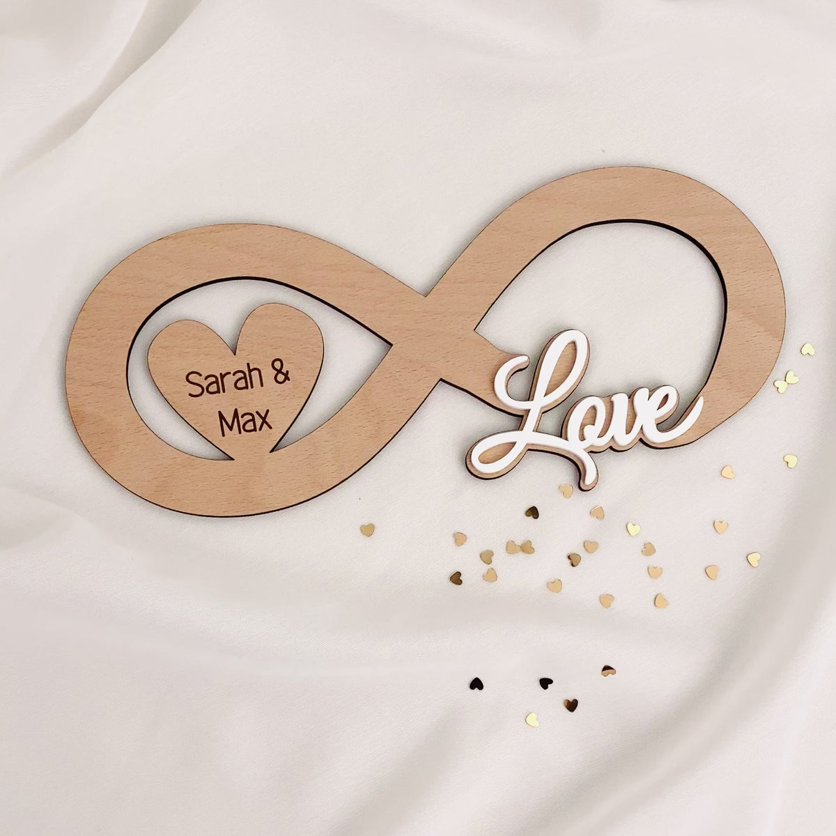 personalisiertes Holzschild Hochzeit