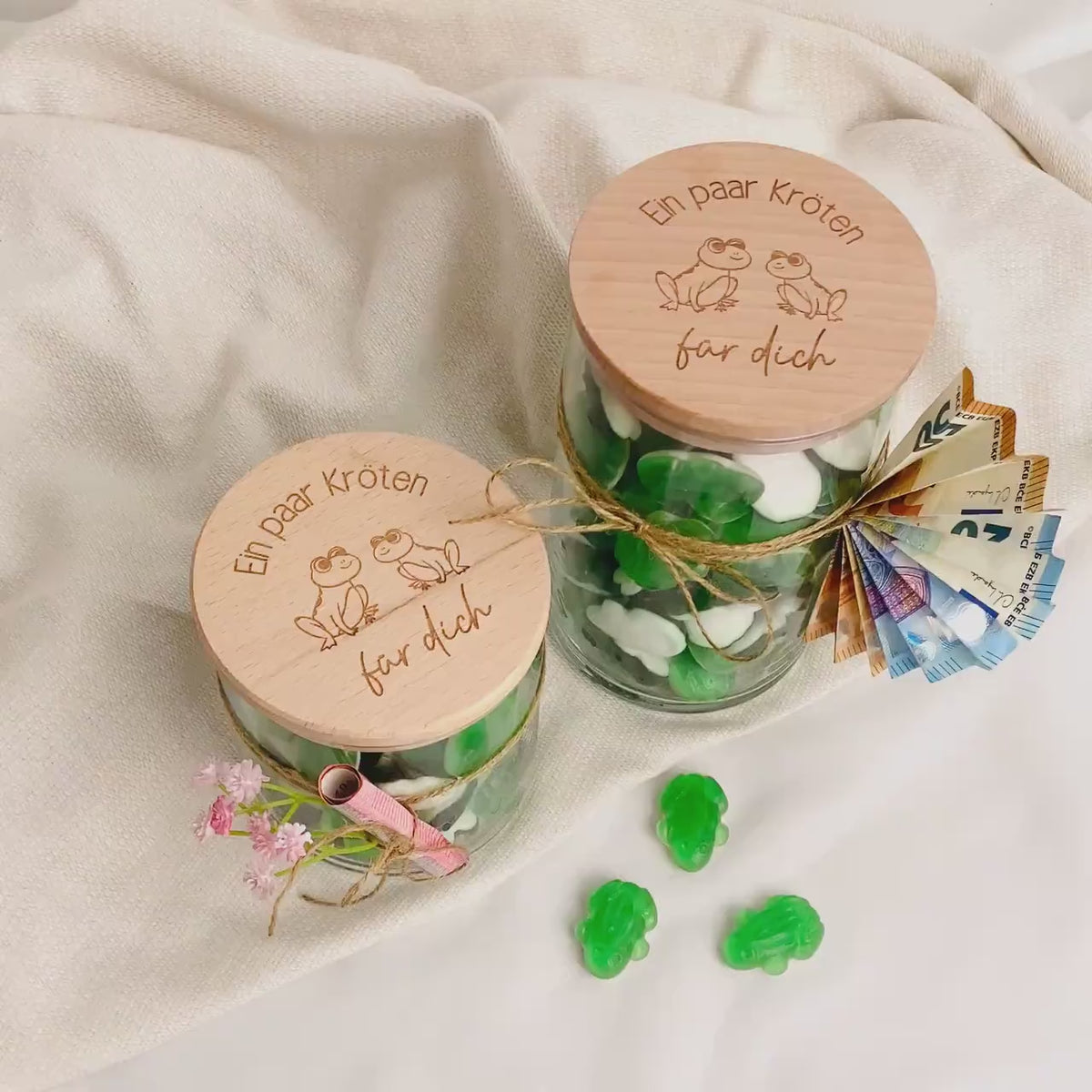 Geschenkglas Ein paar Kröten