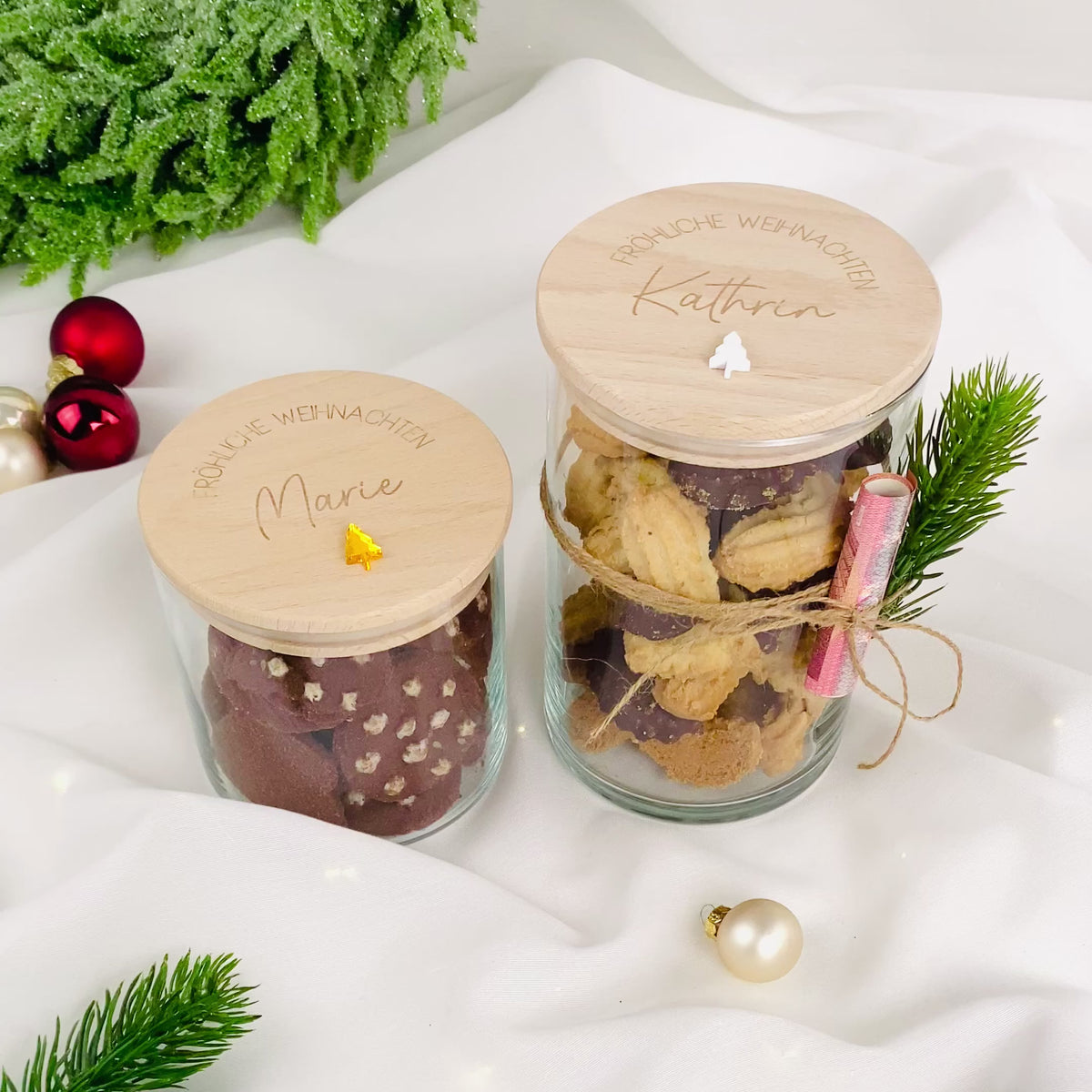 Geschenkglas Fröhliche Weihnachten