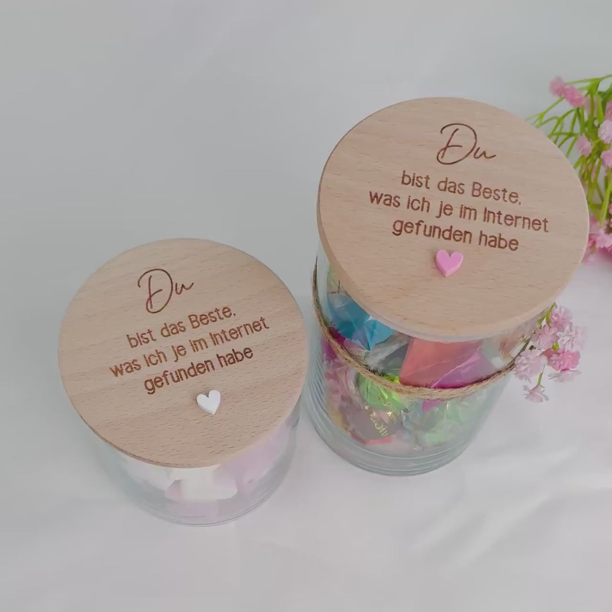 Geschenkglas Du bist das Beste