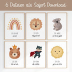 Poster Affirmationen 6er Set