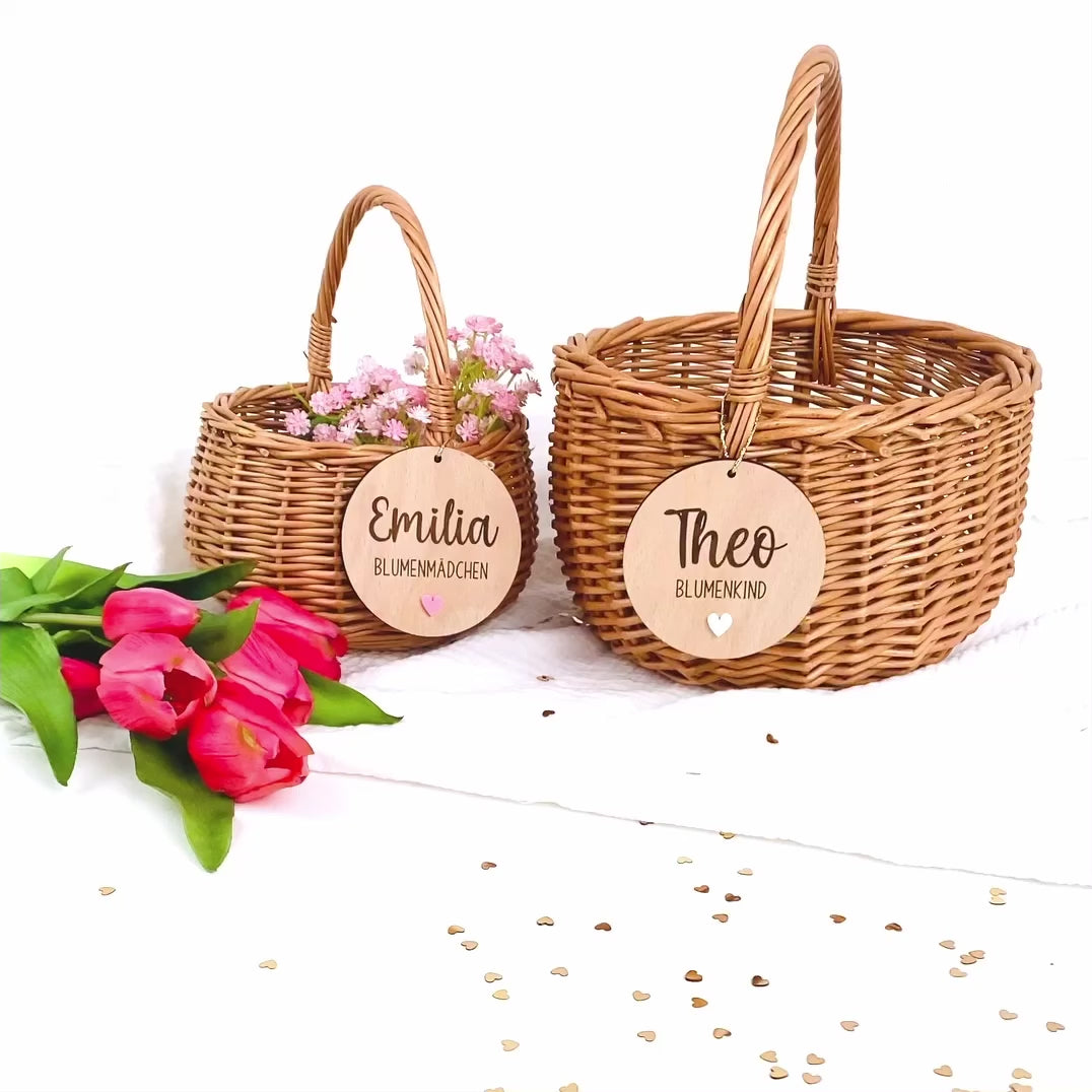 Korb für Blumenmädchen / Blumenkind