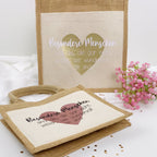 Tasche Besondere Menschen Jute/Baumwolle