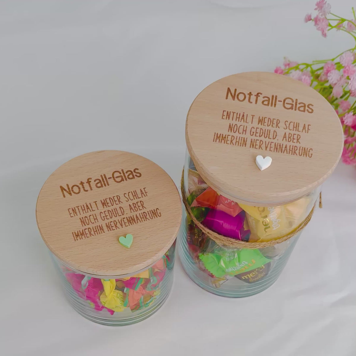 Geschenkglas Notfallglas