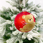 Weihnachtskugel Bär