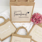 Tasche Für immer Feierabend Jute/Baumwolle