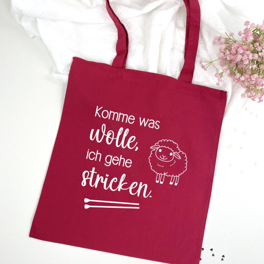 Beutel Stricktasche