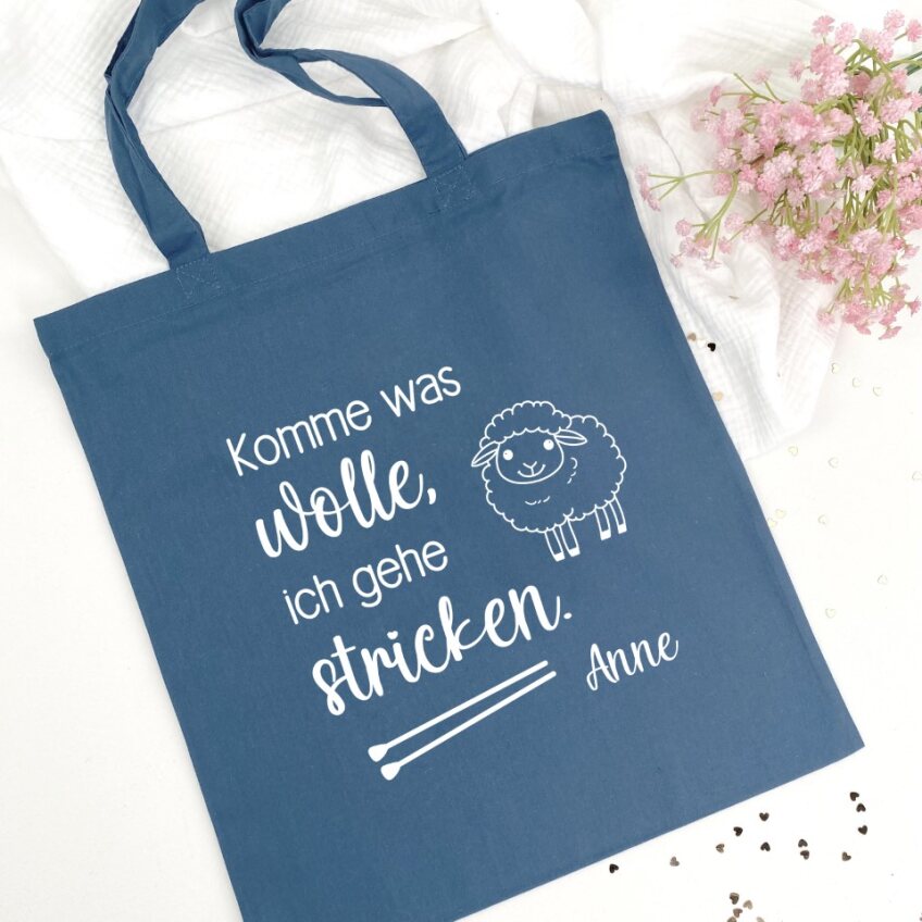 Beutel Stricktasche
