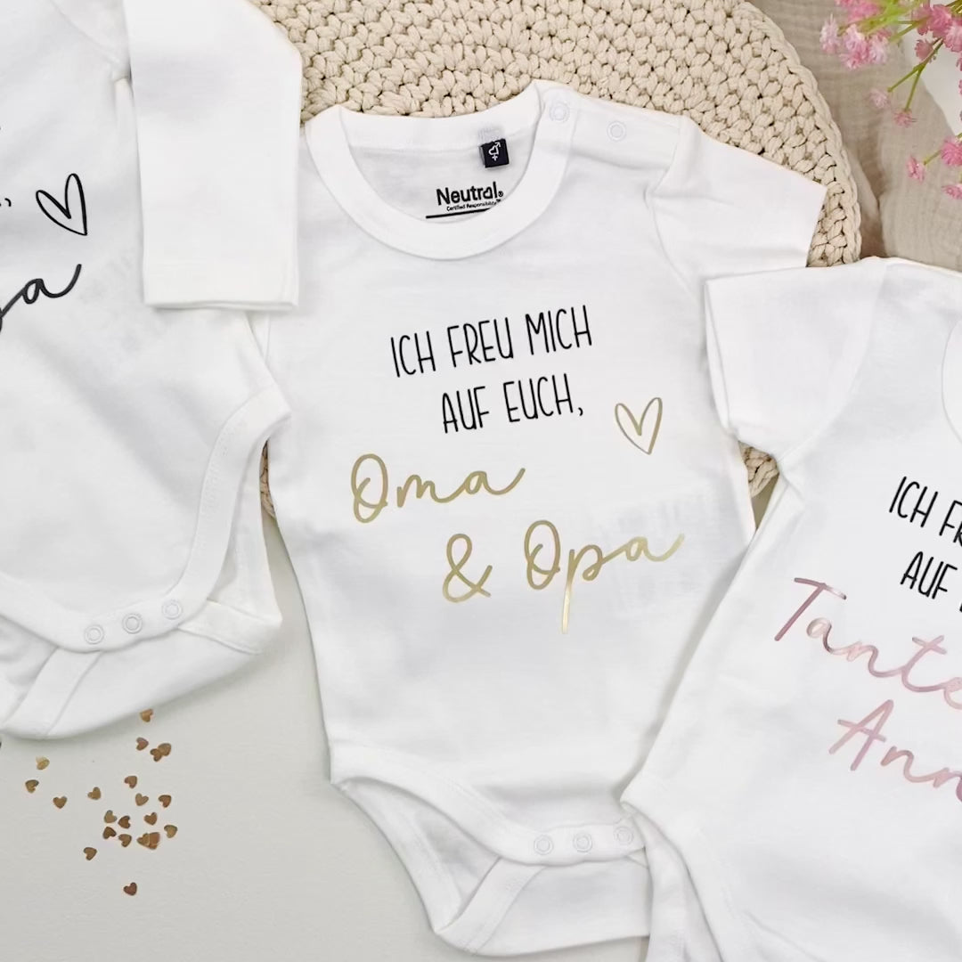 Babybody Schwangerschaft verkünden