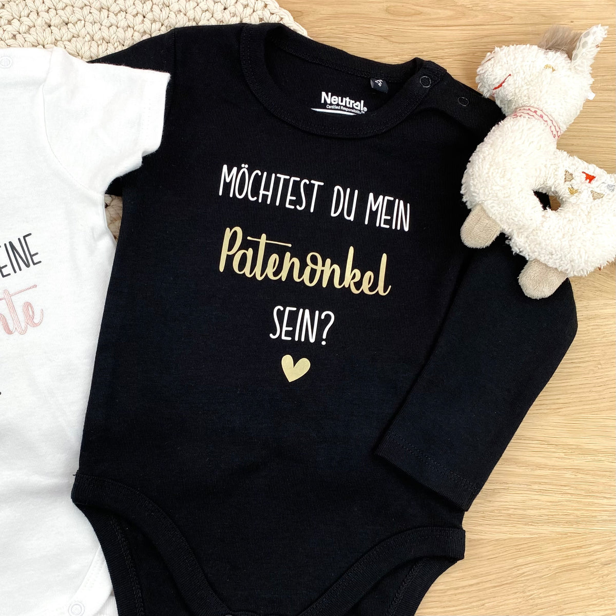 Babybody Patentante / Patenonkel fragen