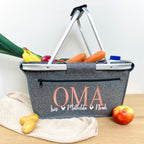 Einkaufskorb Oma / Mama mit Kindernamen